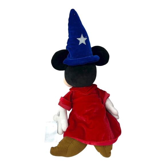 Disney Parks Sorcerer Mickey Fantasia Plush Stuffed Toy with Hat - Picture 5 of 9